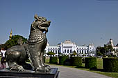 Yangon Myanmar. The City Hall from Mahabandoola Garden. 